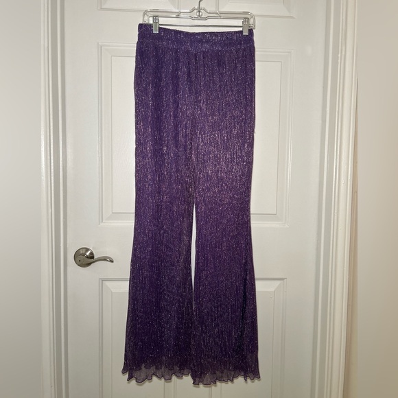 12th Tribe Victoria Purple Pull On Pants – Medium - Picture 2 of 2